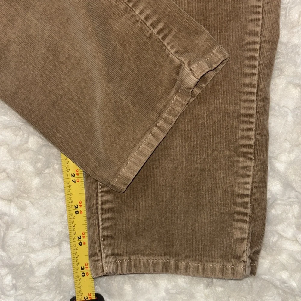 Prana Low-Rise Corduroy Skinny Stretch Pants, Size 2 - Picture 10 of 16